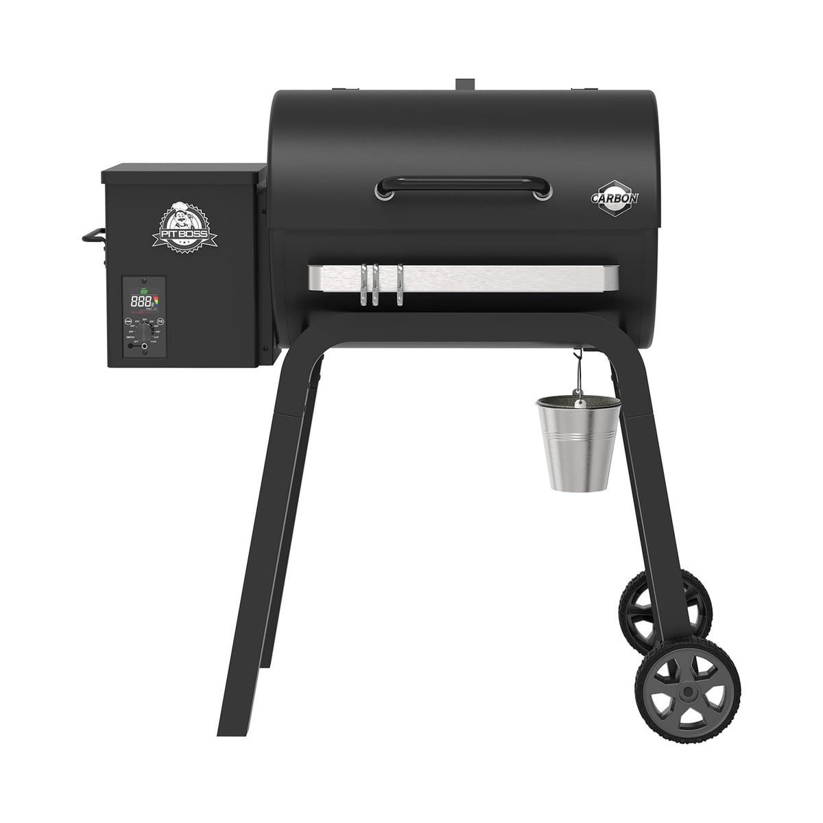 Pit Boss PB700CP exterior view: compact backyard grill for family meals.