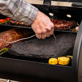 Pit Boss PB700CP meat probe helps monitor internal temperatures with precision.