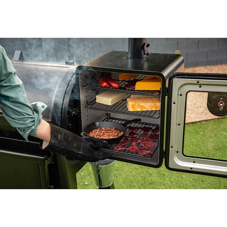 Pit Boss Side Smoker Attachment damper control for precise airflow management