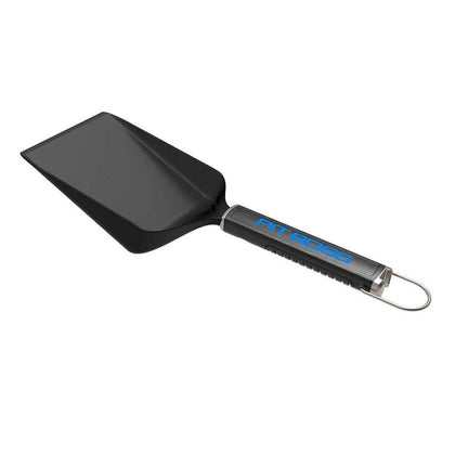 Pit Boss Ultimate Griddle Grub Shovel flips burgers with precision on the hot griddle.