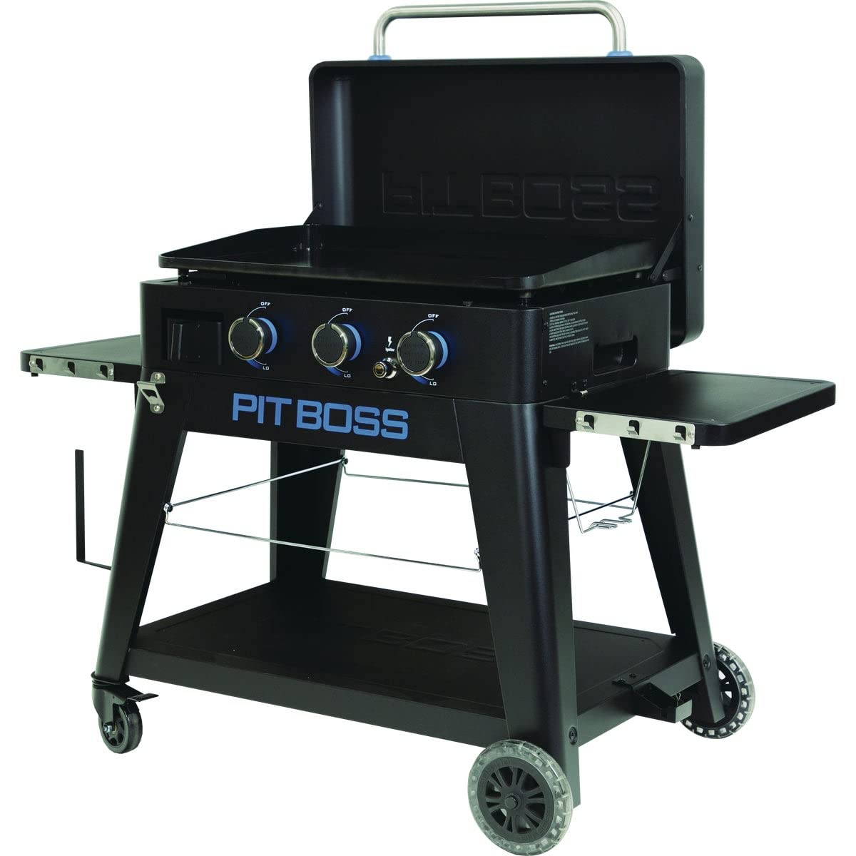 Pit Boss Ultimate Griddle lift-off top enables effortless transport and quick setup.