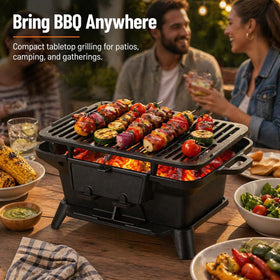 PitInnov hibachi grill weather-resistant cover for safe storage and protection.