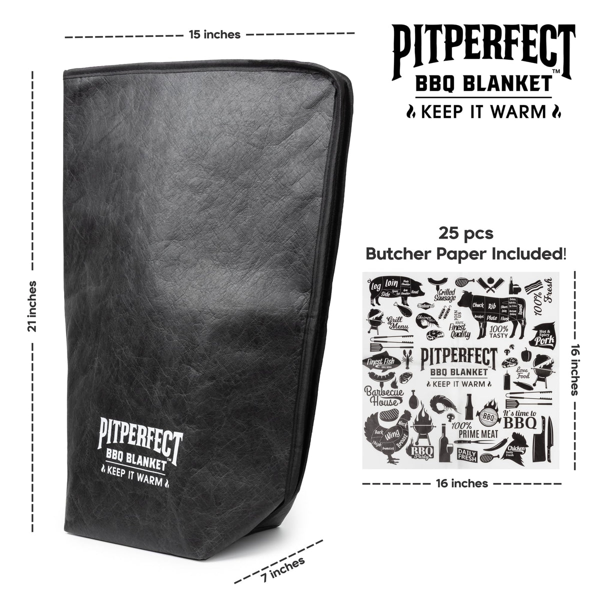 PitPerfect BBQ Blanket's leakproof design keeps juices inside during rest