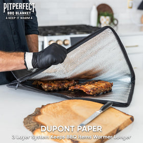 Includes 25 butcher paper sheets for professional wrapping