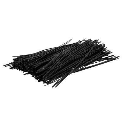 Piutouyar black metallic twist ties securing cables neatly