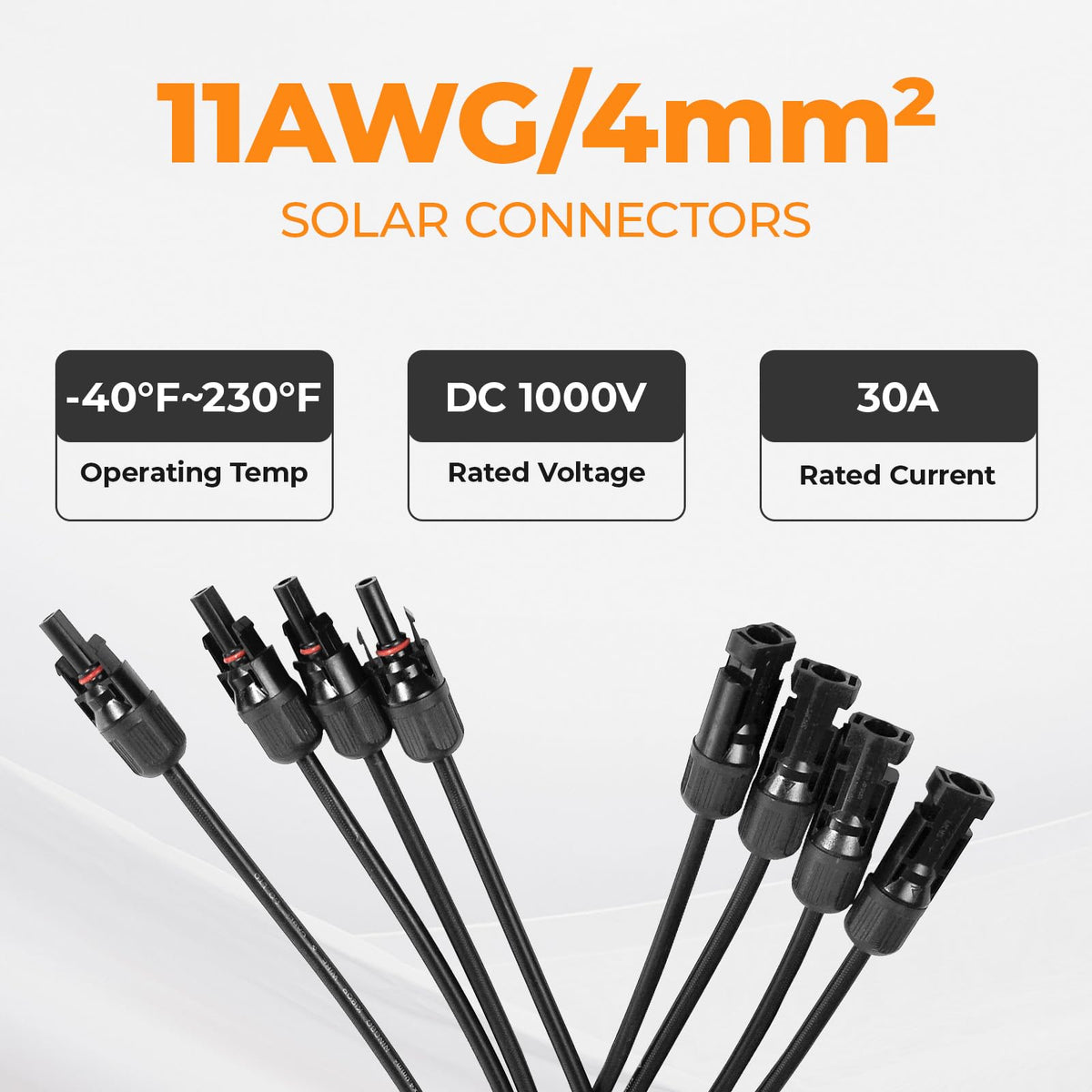 Pjerjzn CE/TUV-certified solar connector for safety