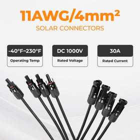 Pjerjzn CE/TUV-certified solar connector for safety