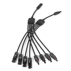 Pjerjzn solar Y-branch connector close-up with durable housing