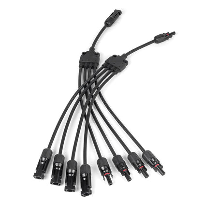 Pjerjzn solar Y-branch connector close-up with durable housing