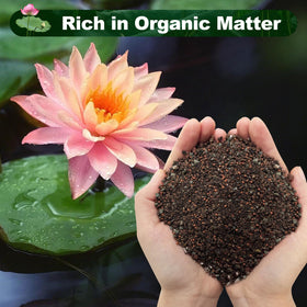 PJT Aquatic Plant Soil pond bed focus demonstrates stable bottom planting medium