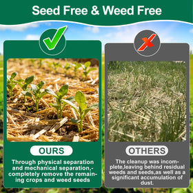 PJT Organic Garden Straw Mulch preserves soil moisture around plant roots.