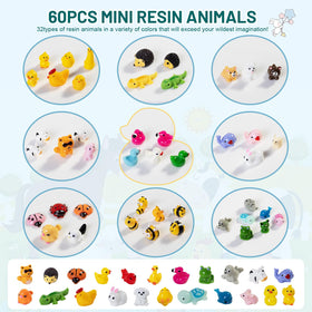 pkaoakyo dollhouse ornaments resin animals suitable for tiny interiors