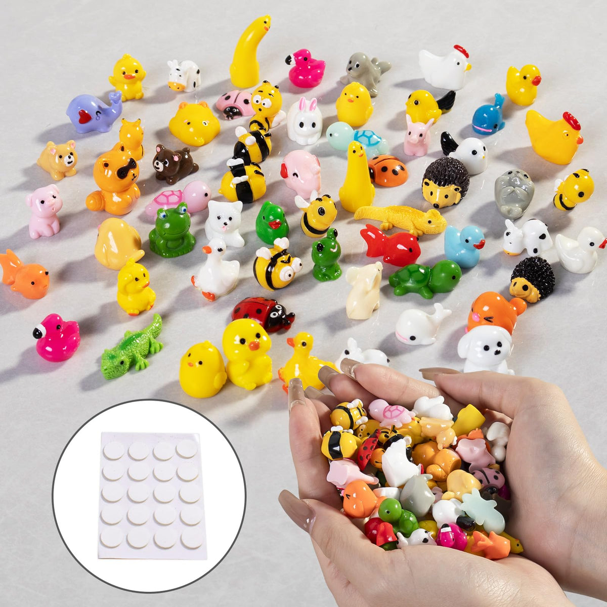 pkaoakyo fairy garden accessories resin animal figures for playful landscapes