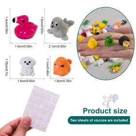 pkaoakyo resin mammals mini figures add charm to shelves and desks