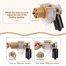 PKNYBZH adjustable grain outlet demonstrating portion control.