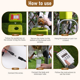 PKNYBZH assembled feeder in use at a coop or enclosure.