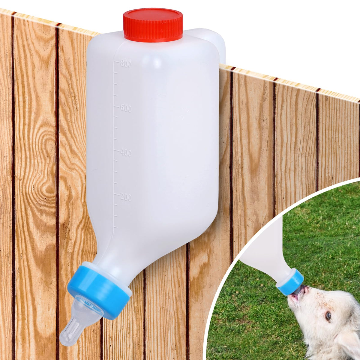 PKNYBZH goat nipple made of high-quality rubber provides durable, gentle flow