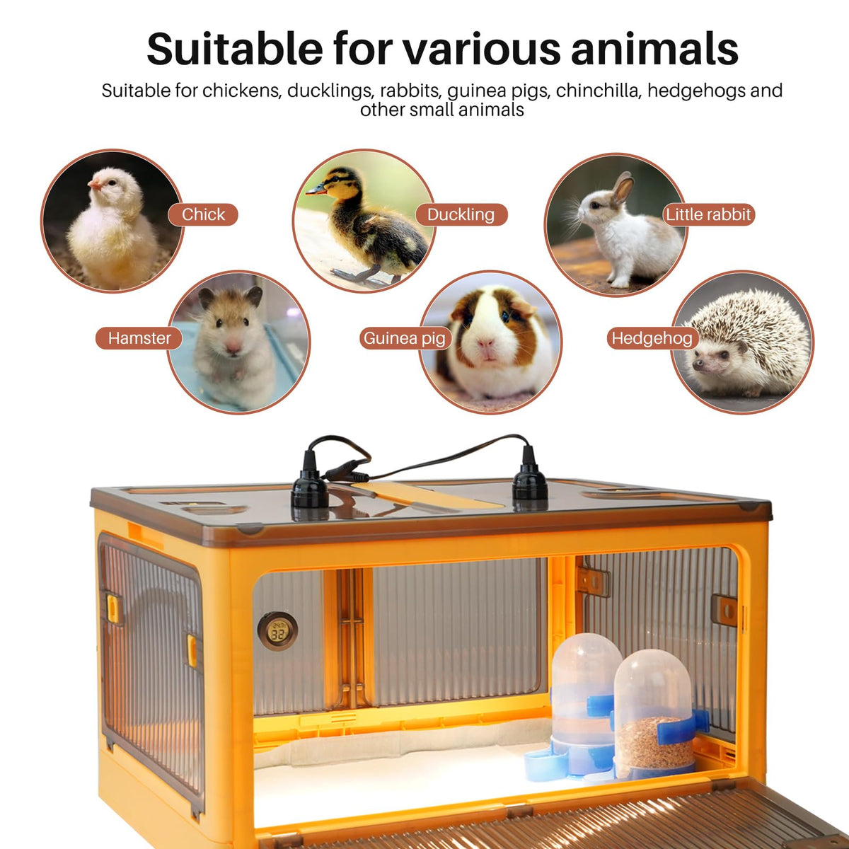 PKNYBZH Large interior dimensions offer ample space for multiple chicks.