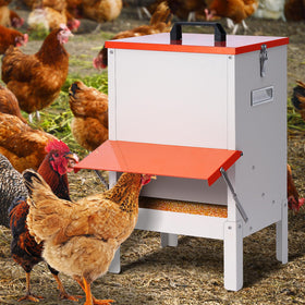 PKNYBZH no-waste gravity system minimizes feed spill and waste.