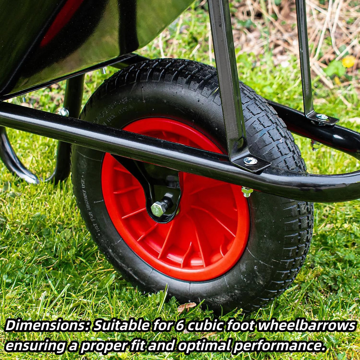PLADANG 2006-86 wheelbarrow axle bracket strengthens front support during heavy loads