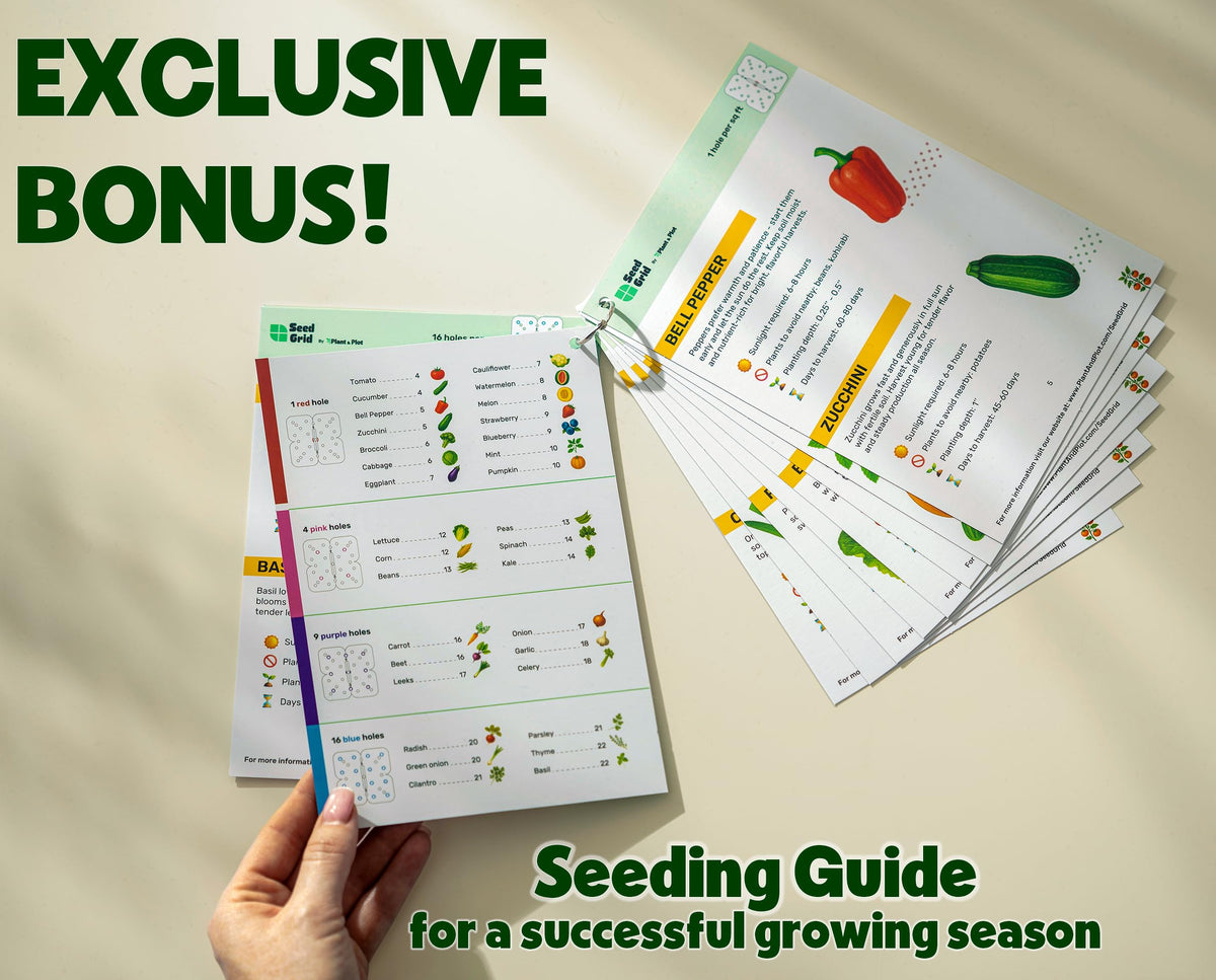 Plant & Plot beginner-friendly planting method saves time and reduces errors.