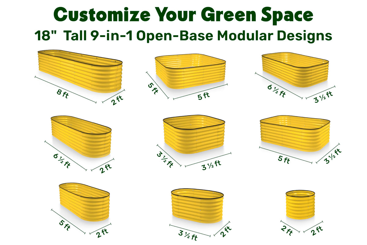 Plant & Plot open-base modular design, ready for flexible garden layouts.