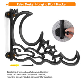 Plant Castle easy-install brackets with included screws.