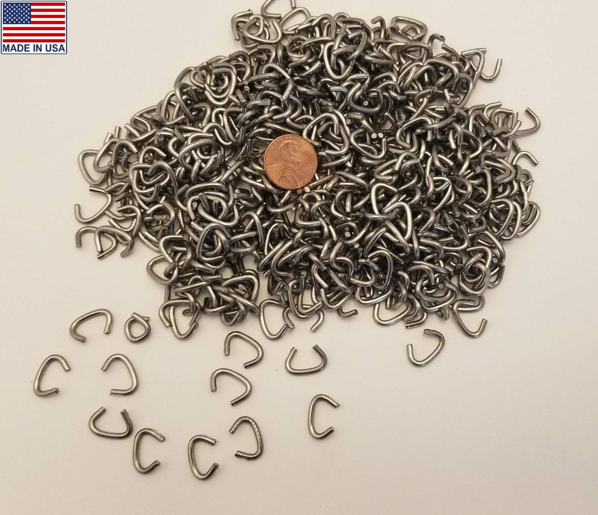 Plant My Tank hog rings on sausage casings for durable closures.