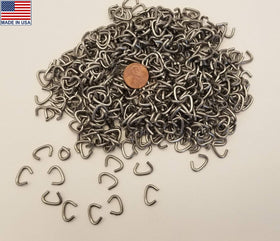 Plant My Tank hog rings on sausage casings for durable closures.