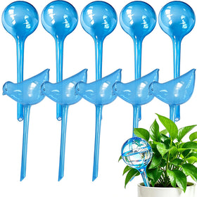 Plant Self-Watering Bulbs package and insertion for quick setup
