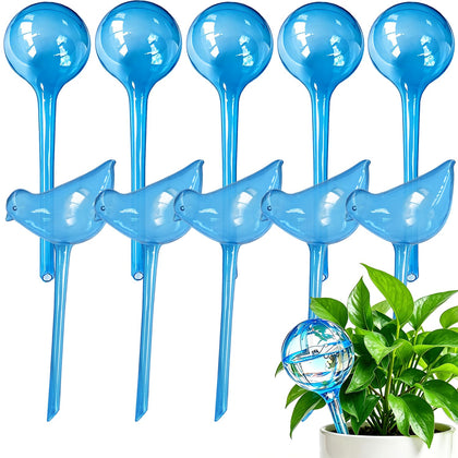 Plant Self-Watering Bulbs package and insertion for quick setup