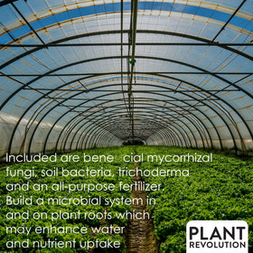 Plant Success Organics Label front view highlights usage instructions and organic credentials.