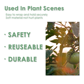 Plantactic easy-wrap design keeps cords and plants in place.