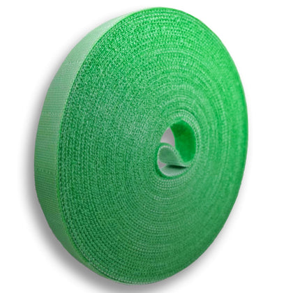 Plantactic Garden Tie green strap provides gentle plant support.