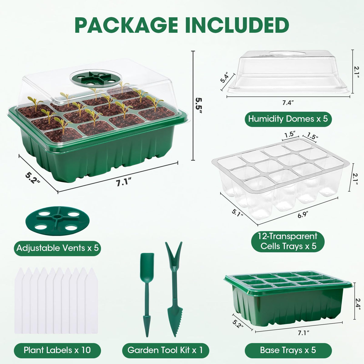 PlantaPulse indoor greenhouse setup for efficient home seed starting.