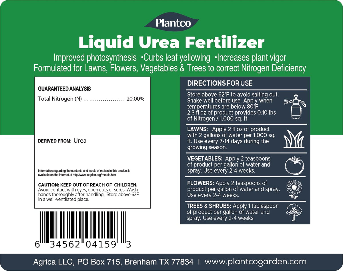 Lawn with deep green color after PLANTCO nitrogen treatment
