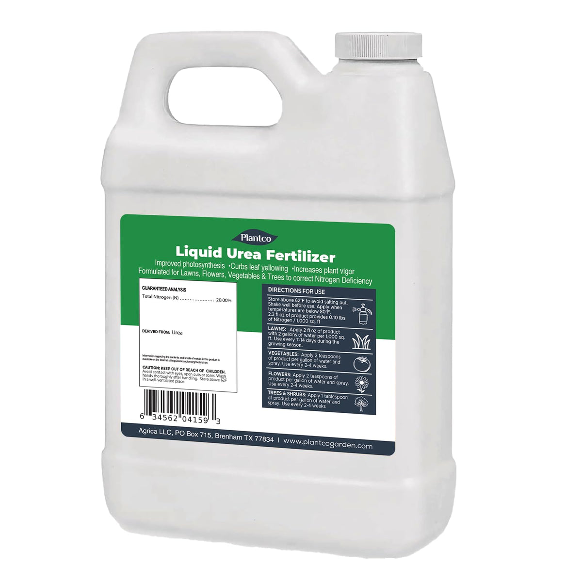 Spray action on a lawn showing even coverage and seaweed boost