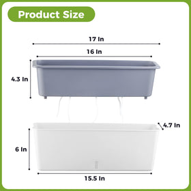 Planterhoma deep rectangular planter designed for robust root growth