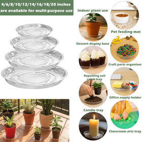 Planterhoma floor-protection saucer keeps carpets clean during watering