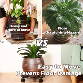 Planterhoma heavy-duty cast-iron plant stand for sturdy indoor display.