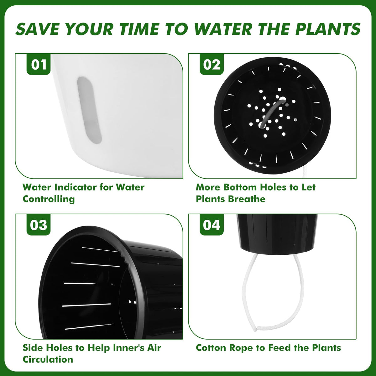 Planterhoma ideal for African violets and devil's ivy in homes.
