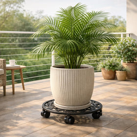 PlanterHoma two-pack plant saucers included with set