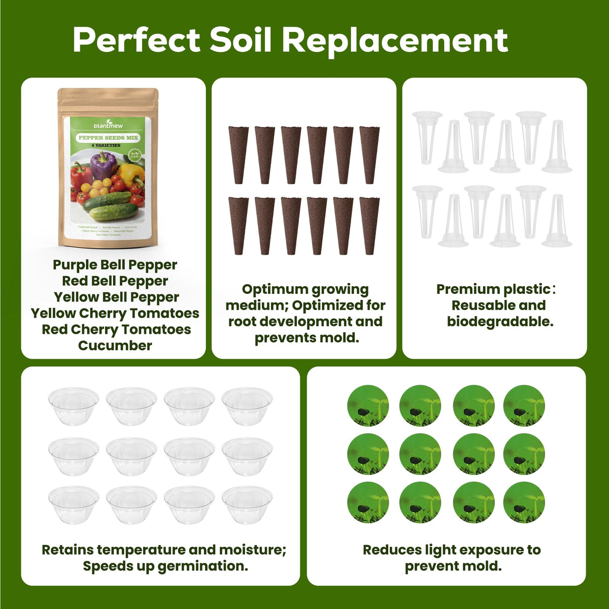 PLANTMEW hydroponic setup image showing pod compatibility