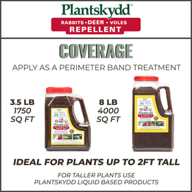 Plantskydd dormancy-season treatment reduces spring browse damage.