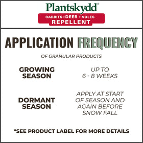 Plantskydd liquid spray option for vegetation above two feet.