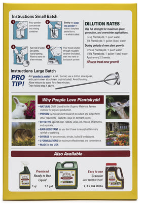 Garden scene with Plantskydd PSP-R1 protecting plants from pests.