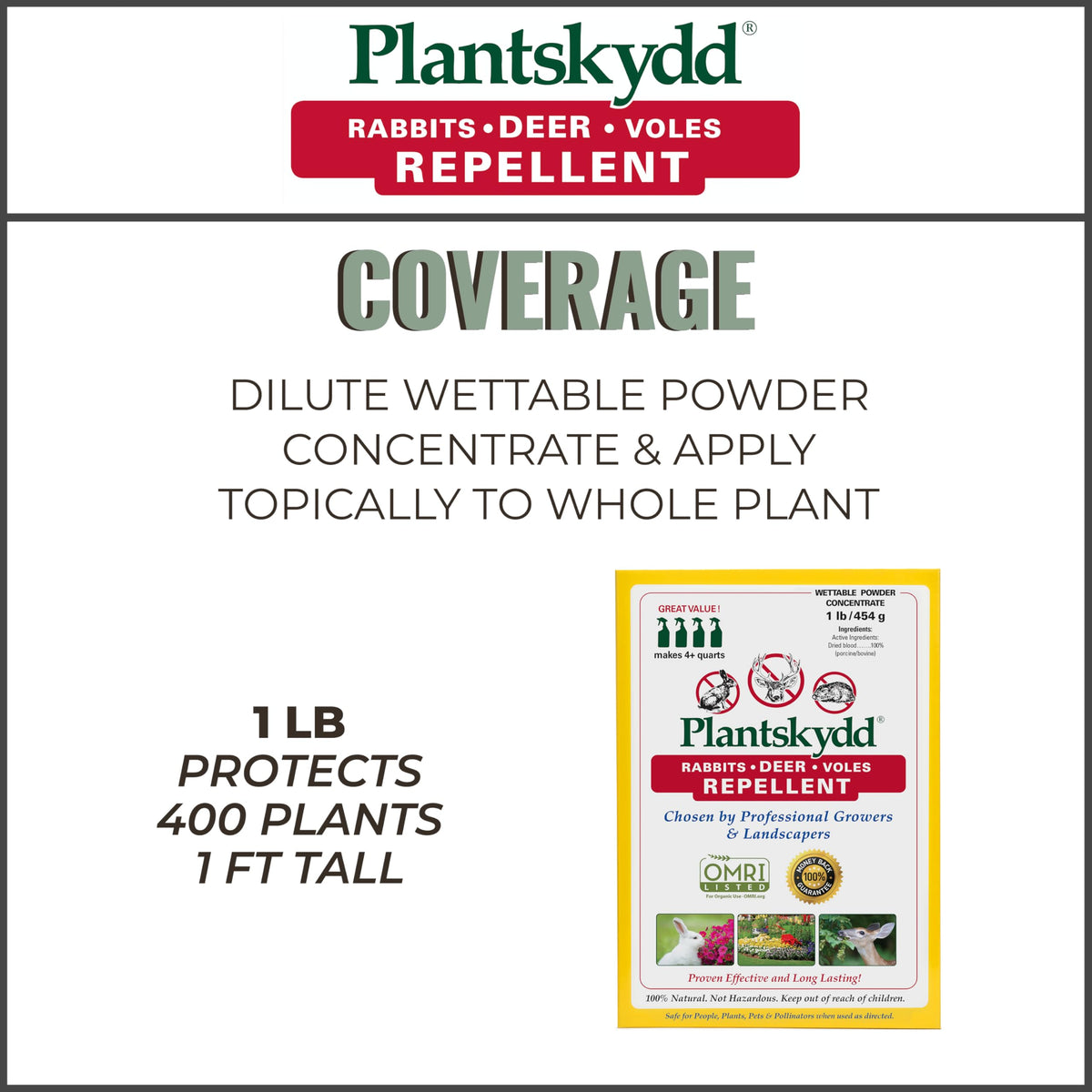 PSP-R1 ready-to-use liquid spray bottle for garden protection.