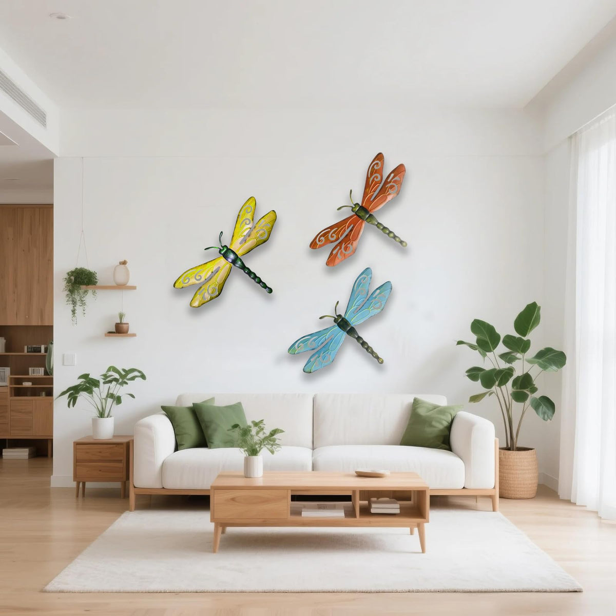 Three-piece set brings coordinated charm to indoor or balcony spaces.