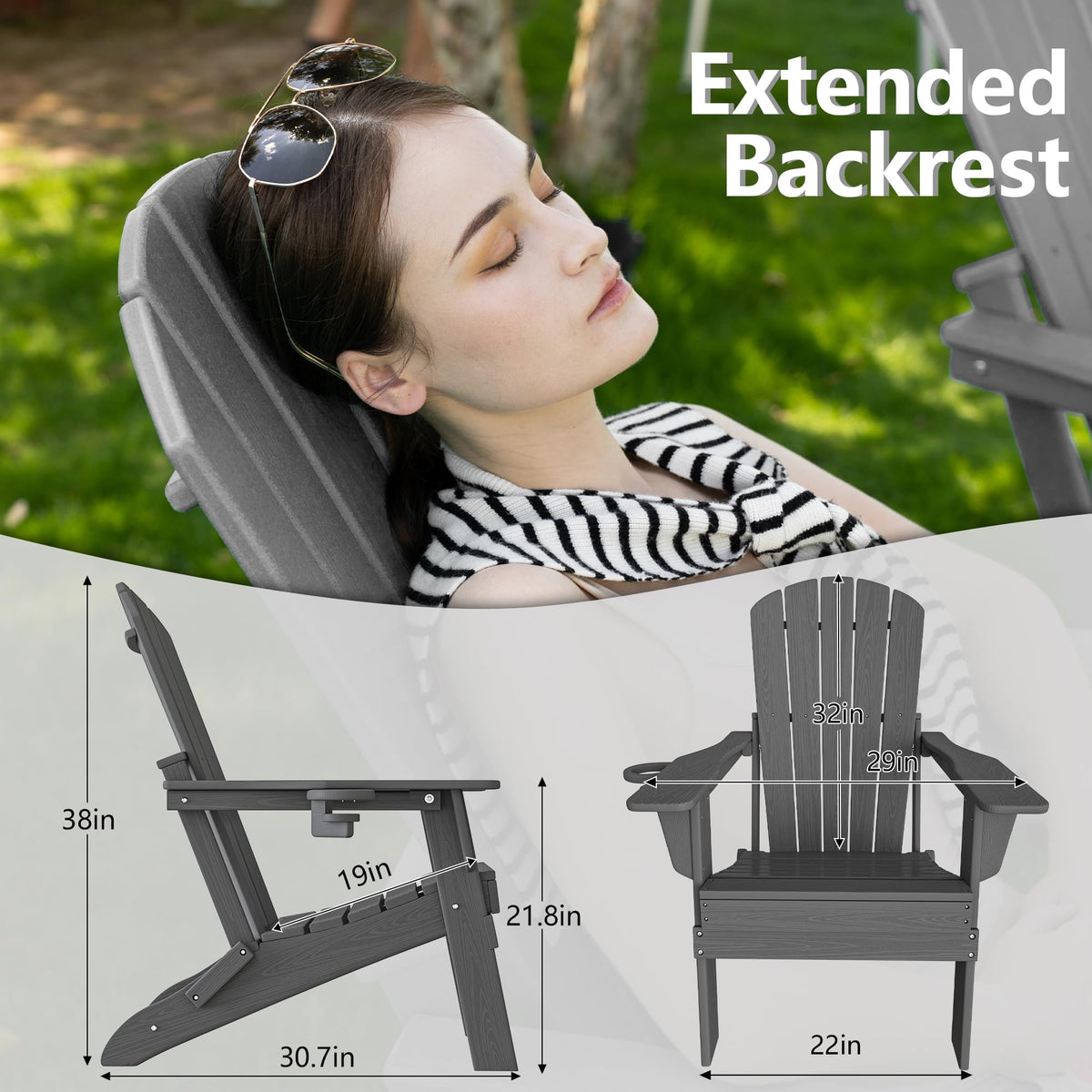 Weather-resistant Plawdlik chair withstands sun, snow, salt spray and coastal winds.