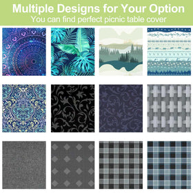Play Tailor camper-pattern detail highlights durable design for outdoor events.